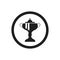 0trophy icon vector illustration design template