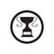 0trophy icon vector illustration design template