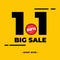 1.1 January Shopping Day Sale Banner  Promotion With 60% Discount