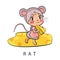 1 of 12 shio: Rat / Mouse chinese zodiac sign