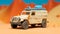 1:28mm Heroic Scale Ambulance Miniature Inspired By Johnny Quest