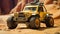 1:28mm Heroic Scale Truck Miniature - Grimpkin Engineering Dune-buggy Inspired By Johnny Quest