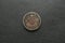 1/4 Rupee coin dated 1944 India, Back view, King George