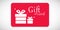 1 adorable gift card-box-red