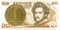 1 austrian schilling coin against 20 austrian schilling bank note