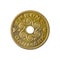 1 danish krone coin 1993 obverse