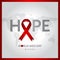 1 december world aids day concept design vector illustration