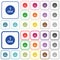 1 Gbit guarantee sticker outlined flat color icons