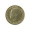 1 greek drachma coin 1967 reverse