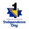 1-March-Independence Day of Bosnia and Herzegovina