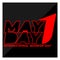 1 may day typography simple design_black background