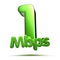 1 Mbps green.