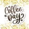 1 October International coffee day Logo. World Coffee day Logo Icon vector illustration on white background