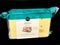 1 Pound Block of Publix Brand Swiss Cheese on Black Backdrop