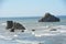 1 Sea stacks and surf off the Oregon Coast at Bandon