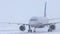 10-02-2021 KAZAN, RUSSIA: AEROFLOT campaign plane slowly moving on the runway