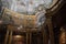 10.2019.Austrian National Library, Vienna, Austria Gorgeous wooden bookshelf filled with ancient books in one of the most popular