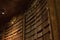 10.2019.Austrian National Library, Vienna, Austria Gorgeous wooden bookshelf filled with ancient books in one of the most popular