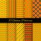 10 Asian seamless patterns. Vector Illustration