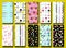 10 Cute different seamless patterns . Wavy lines, squares, swirles, circles, triangles and stars. Endless texture can be u