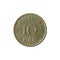 10 danish oere coin 1958 obverse