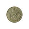 10 danish oere coin 1958 reverse