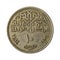 10 egyptian piastre coin obverse isolated