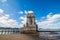 10 July 2017 - Lisbon, Portugal. Belem tower - fortified building on an island in the River Tagus