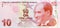 10 Lira banknote front. Turkish money