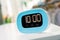 10 Minutes - Digital Blue Kitchen Timer On White Table