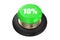 10 percent discount green button