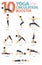 10 Yoga poses for circulation booster concept. Women exercising for body stretching. Yoga posture or asana for fitness infographic