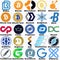 100 cryptocurrency icons. Blockchain technology black icons set with digital currency, electronic wallet. Concept for WEB design