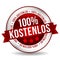 100% free Badge - German-Translation: 100% kostenlos