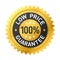 100% low price guarantee sticker