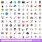 100 mens accessories icons set, cartoon style
