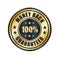 100% Money back Guaranteed, trust badge vector design, Money back Guaranteed