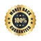 100% Money back Guaranteed, trust badge vector design, Money back Guaranteed