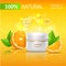100 Natural Cream with Vitamin C Illustration