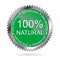 100% natural label