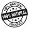 100% natural stamp