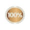 100 % Percent Badge Icon