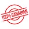 100 percent canadian rubber stamp