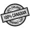 100 percent canadian rubber stamp