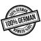 100 percent german rubber stamp