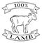 100 percent lamb food label