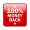 100 percent money back button