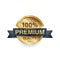 100 premium quality golden medal