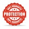 100 protection guarantee icon