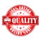 100% Quality Cotton label or stamp.